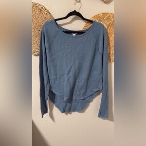 Joy-Lab Women's Blue Long Sleeve Top